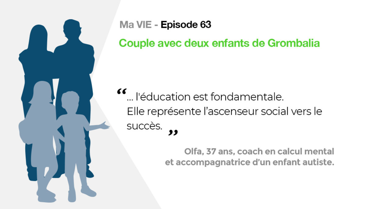 Ma vie: Couple avec deux enfants de Grombalia - Tunisie