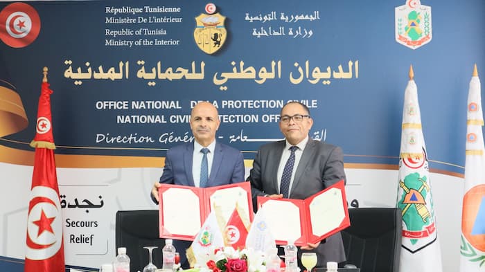 Maîtrise de l’énergie: Signature d’une convention de partenariat entre l’ANME et l’Office National de la protection civile