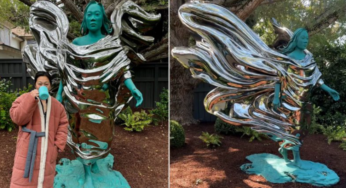 Monde: Mark Zuckerberg installe une statue géante de sa femme dans son jardin