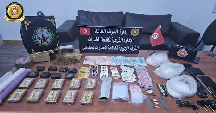 Plus de 1,5 Kg de cannabis et de 1,5 Kg de cocaïne: Saisie exceptionnelle à Sfax