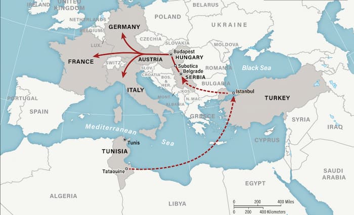 Ben Arous: Démantèlement d’un réseau féminin s’activant dans l’organisation de l’immigration illégale vers la Serbie et la Turquie