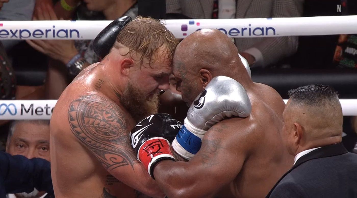 Vidéo : la légende de la boxe Mike Tyson s’incline face au YouTuber Jake Paul