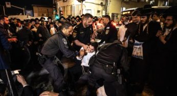 Tensions à Tel-Aviv : affrontements entre la police israélienne et les ultra-orthodoxes sur fond de conscriptions militaires