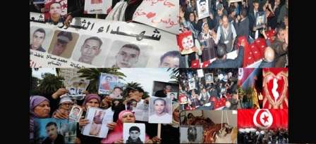 Tunisie – Les familles des martyrs et blessés de la révolution en sit-in devant l’ARP