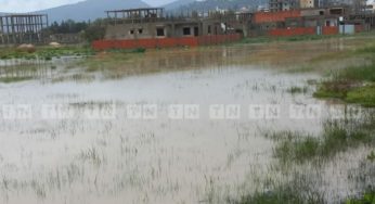 Jendouba: La protection civile intervient dans plusieurs zones après de fortes pluies 
