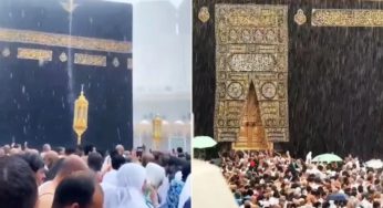 Des pluies diluviennes s’abattent sur La Mecque tandis que le brouillard enveloppe le Golfe arabe