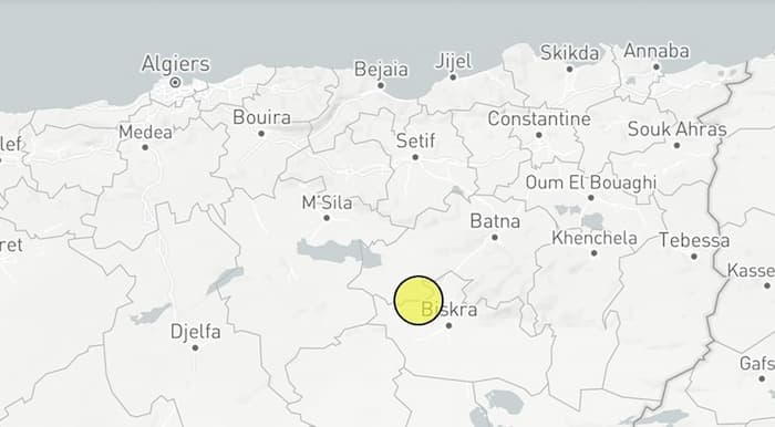Algérie: Un Séisme de magnitude 3,1 à Batna
