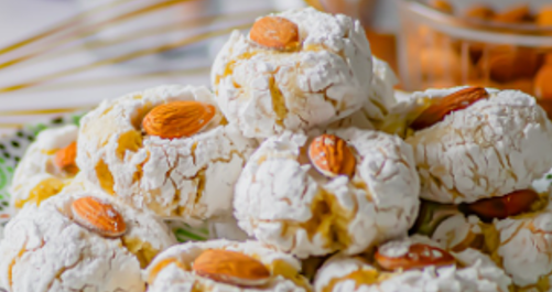 Recette : Ghriba aux amandes (biscuits marocains sablés)