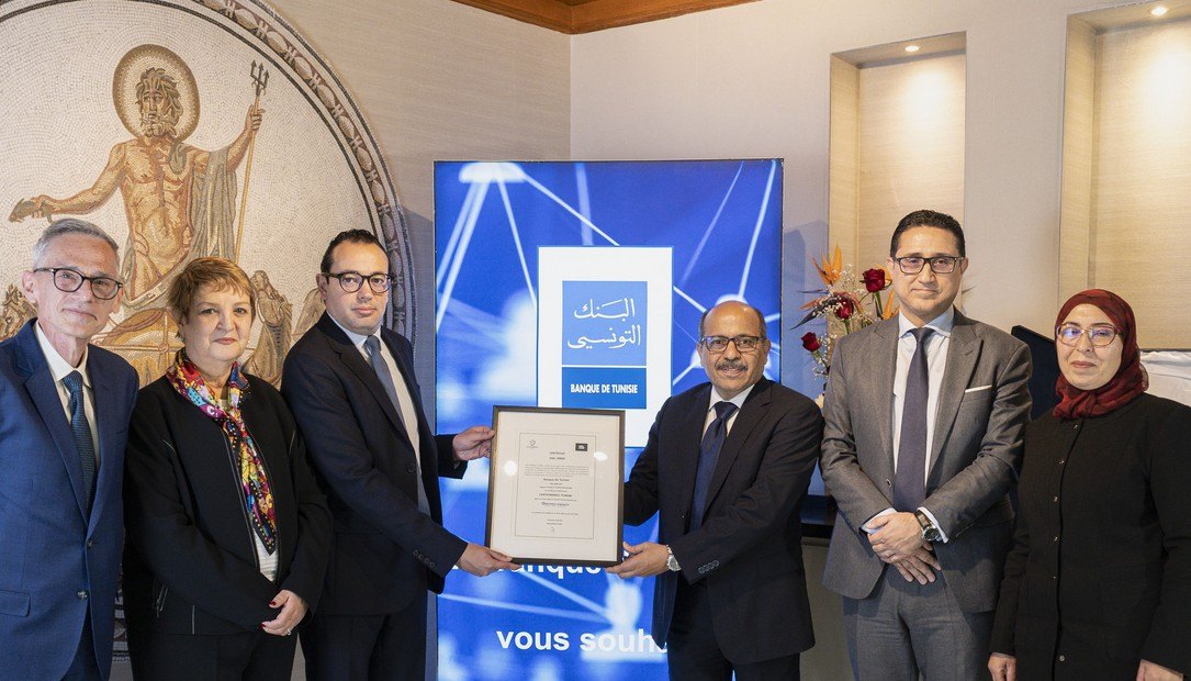La Banque de Tunisie obtient la certification AML 30000