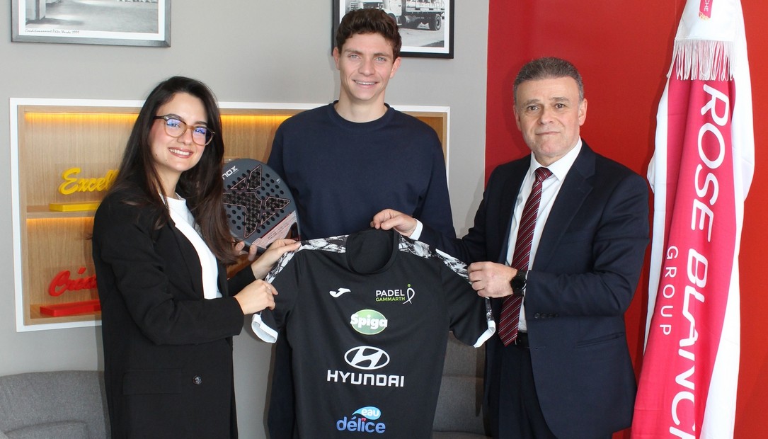 ROSE BLANCHE Group renouvelle son partenariat avec Selim El Aroui, Étoile Montante du Padel