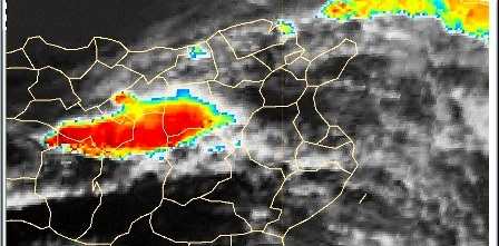 Tunisie – METEO : Cellules orageuses avec pluies localement abondantes et chutes massives de grêle