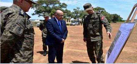 Tunisie – Sehili en visite d’inspection à la caserne de Bouficha