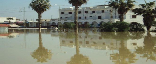Tunisie/Reportage-photos: Boussalem, ce samedi, après la baisse du niveau des eaux