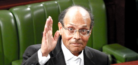 Moncef Marzouki appelle à participer massivement à la manifestation du front de Salut national
