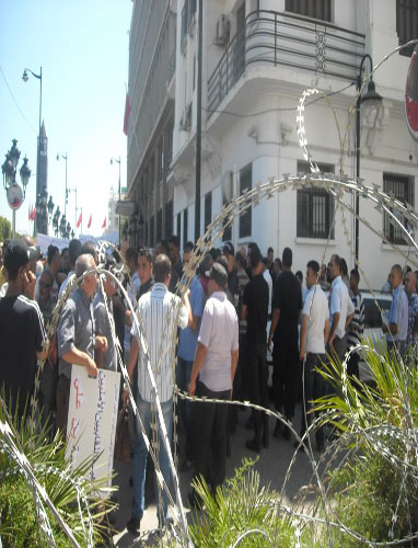 Tunisie: Un Sit-in devant le ministère de l’interieur